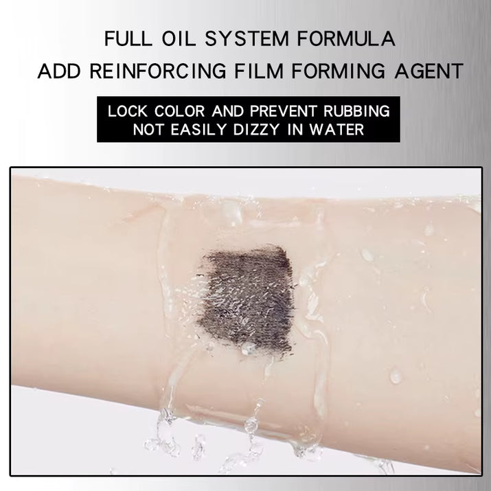 Waterproof 3D Lengthening Mascara Black Eyelash Extension Eye Lashs Brush Long-Wearing Silk Mascara Cosmetics Gift