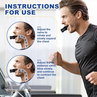Breathing Trainer  Adjustable Levels Respiratory Deep Breather