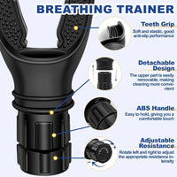 Breathing Trainer  Adjustable Levels Respiratory Deep Breather